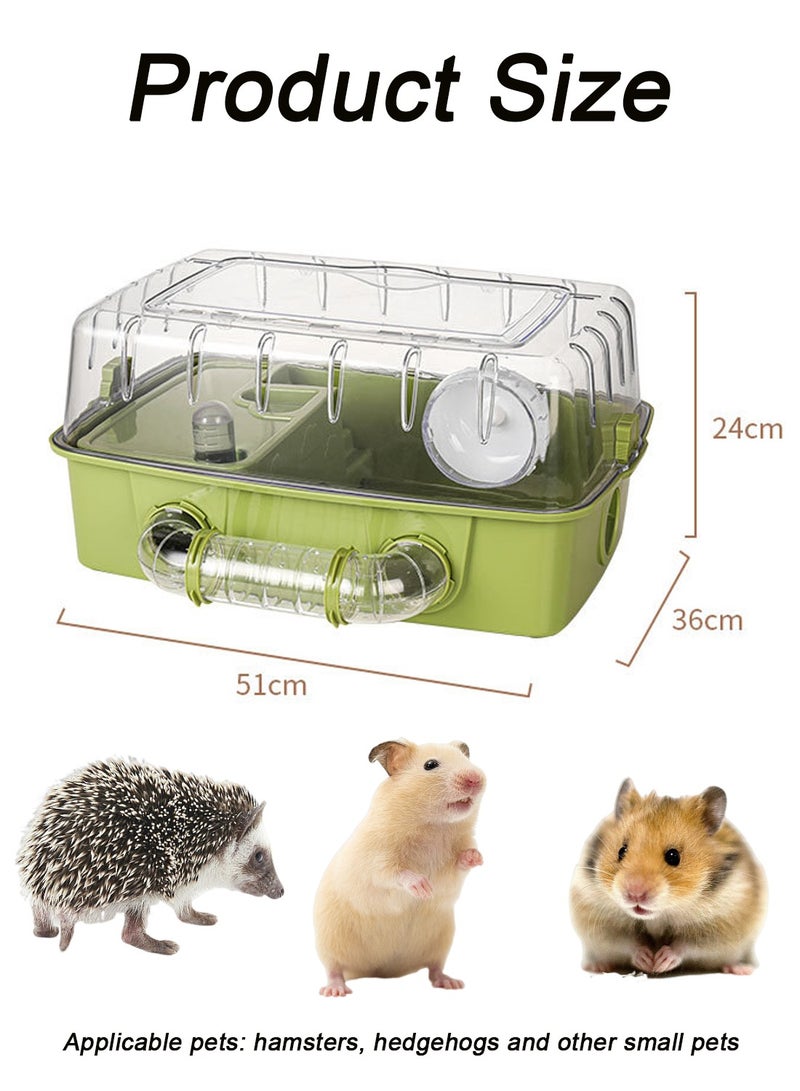 Hamster Cage Small Animal Cage with Portable Carry