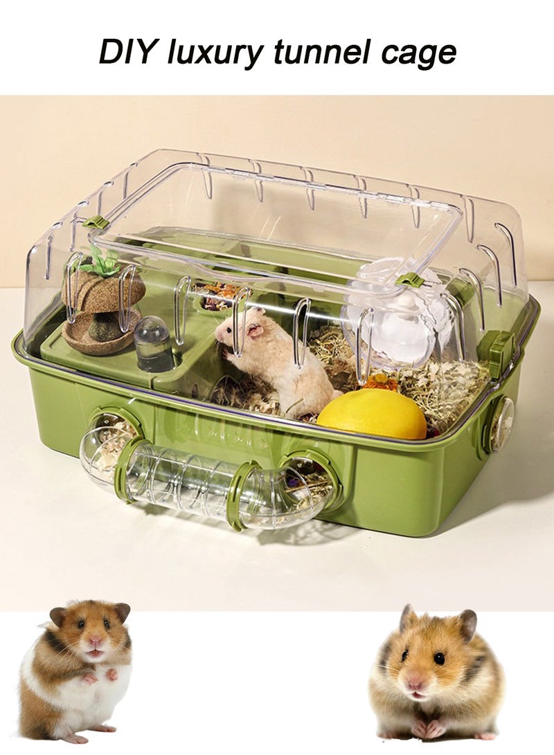 Hamster Cage Small Animal Cage with Portable Carry