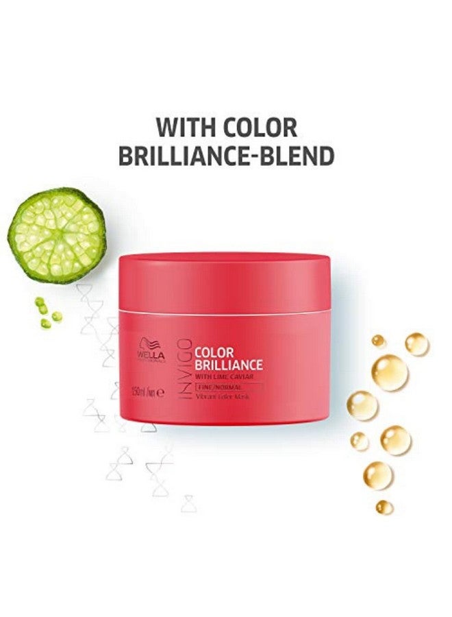 Invigo Color Brilliance Hair Mask For Coloured Hair | 150 Ml | Colour Protecting Treatment For Fine Normal Treated Hair | With Lime Caviar