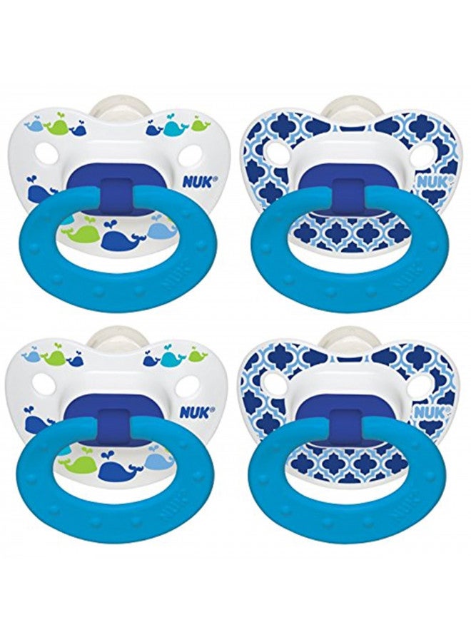 Marrakesh & Whales Puller Pacifier (Boys Clear)