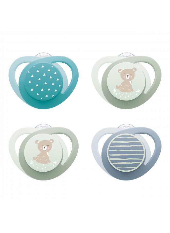 Orthodontic Pacifier, 4-Pack, 6-18 Months