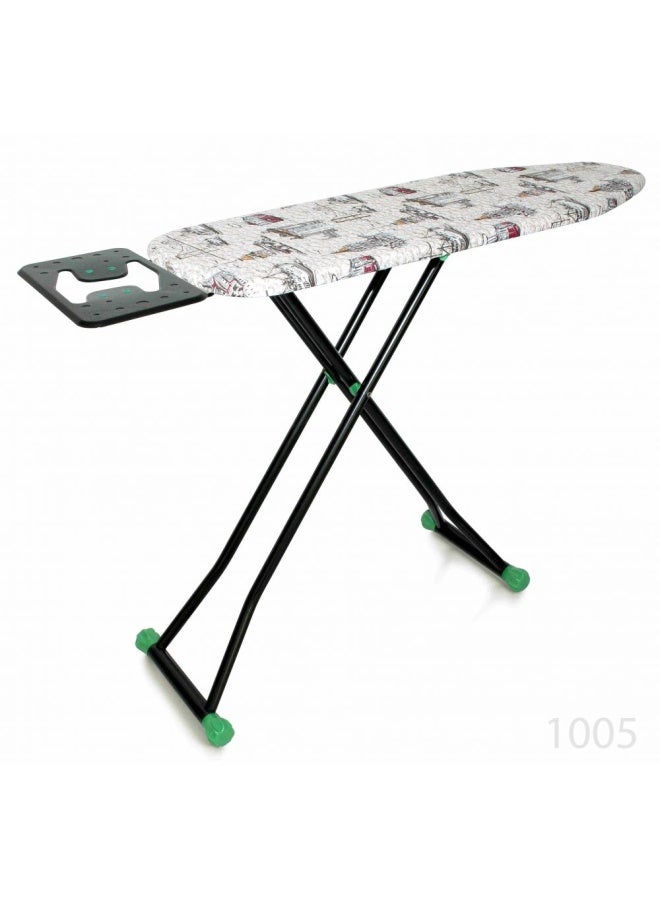 Harmony Houseplus Ironing Table Heat Resistant Contemporary lightweight and Compact Ironing Board With Iron Rest All-Iron Frame Home Supply Space Saving Ironing Stand 36X122