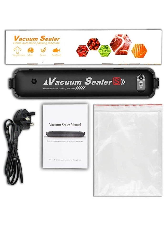 Vacuum Sealer, Automatic Food Preservation Vacuum Air Sealer with 15 Sealing Bags,Food Sealing Machine Light Weight Food Saver for Dry/Moist/Fresh Food Storage