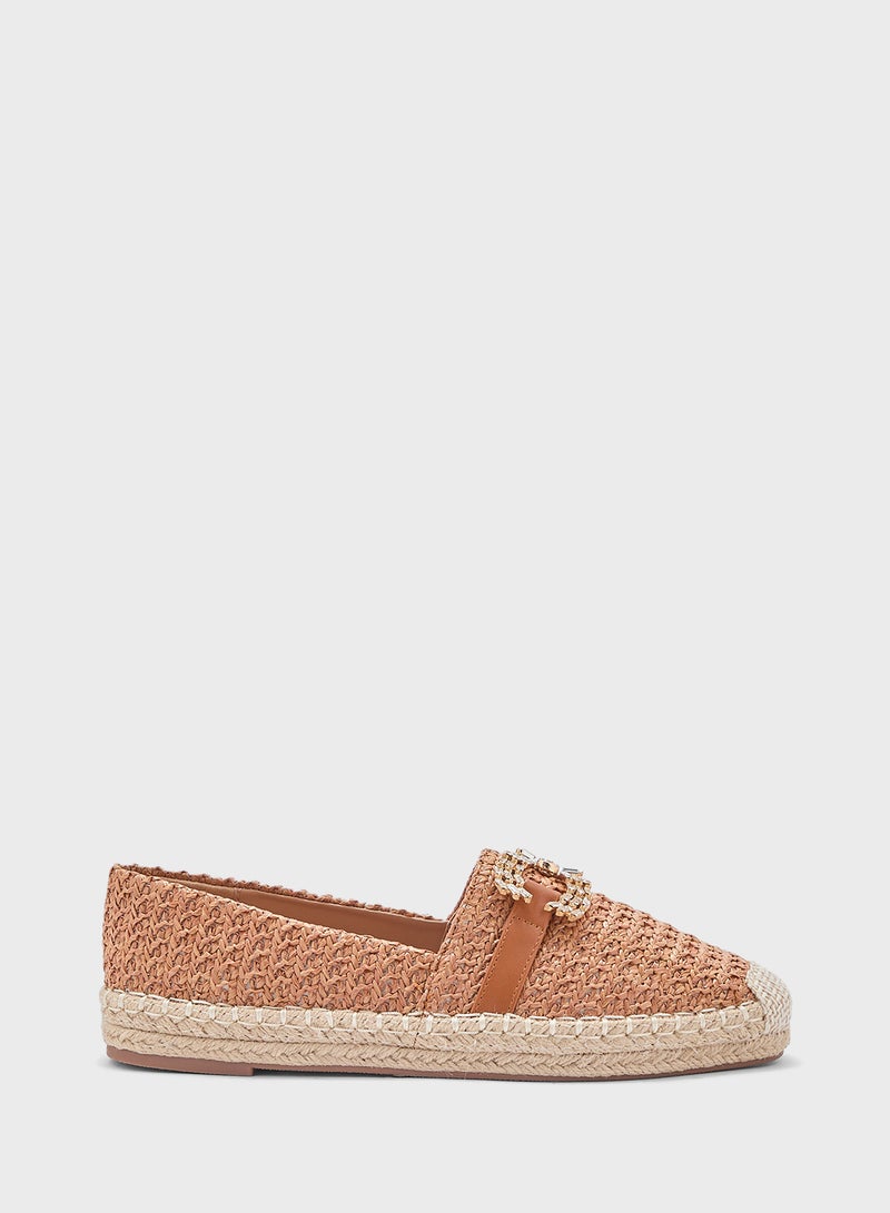 Diamante Trim Espadrille