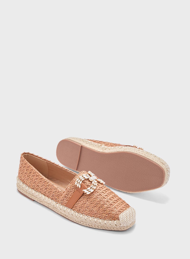 Diamante Trim Espadrille