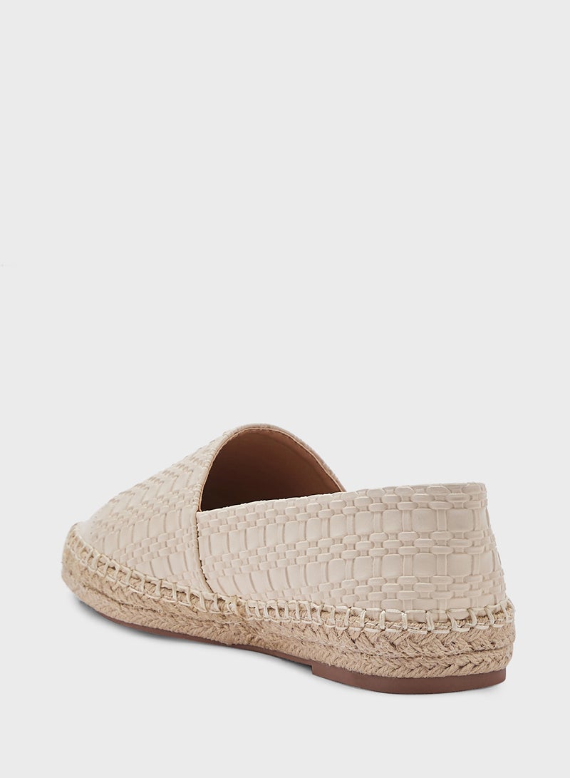 Weave Texture Espadrille