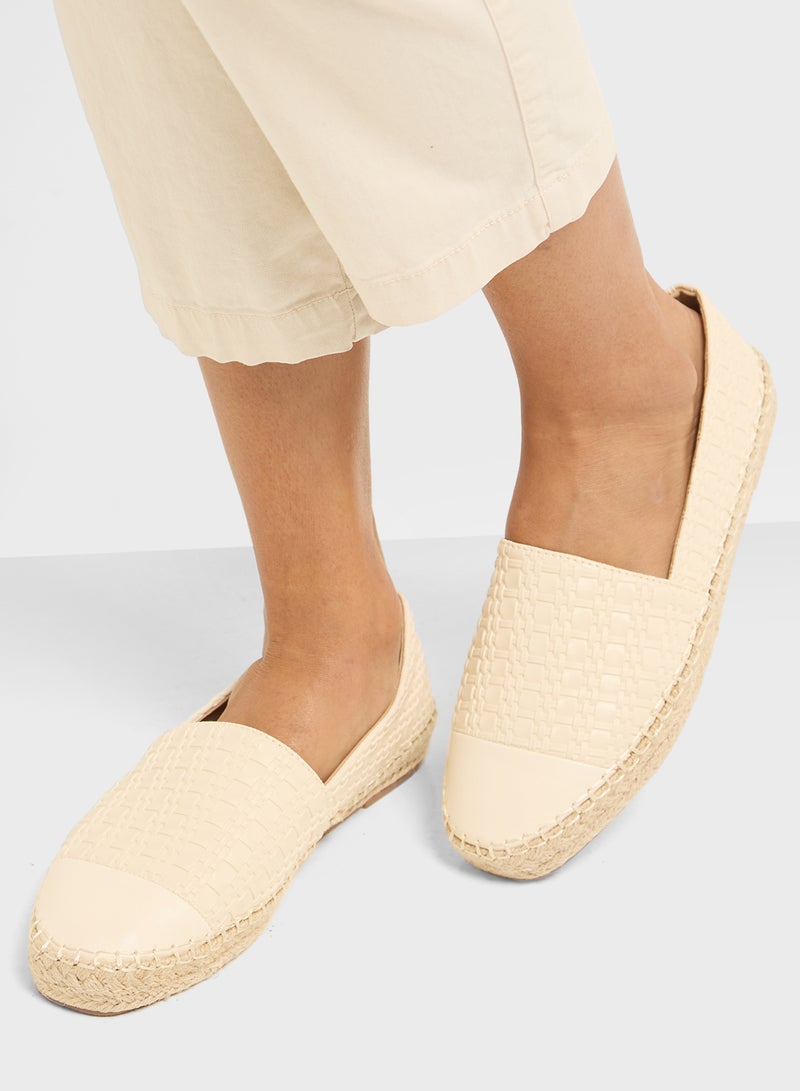 Weave Texture Espadrille