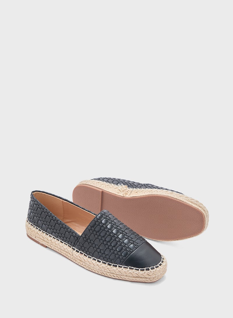 Weave Texture Espadrille