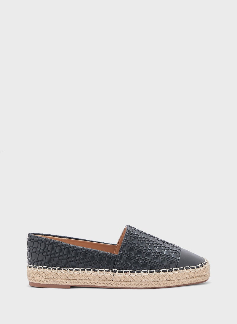 Weave Texture Espadrille