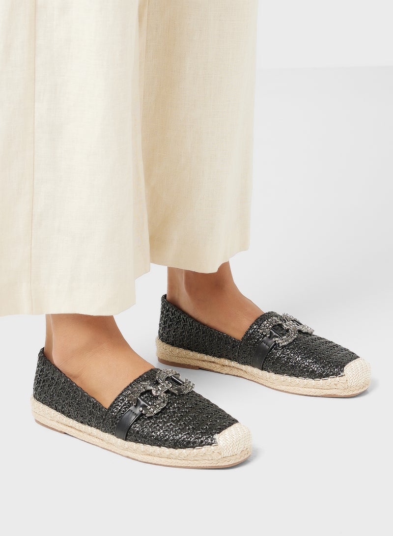 Diamante Trim Espadrille