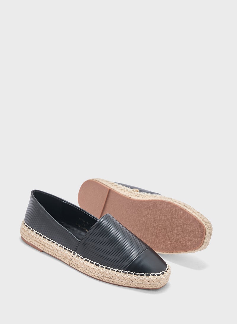 Pleat Detai Espadrille