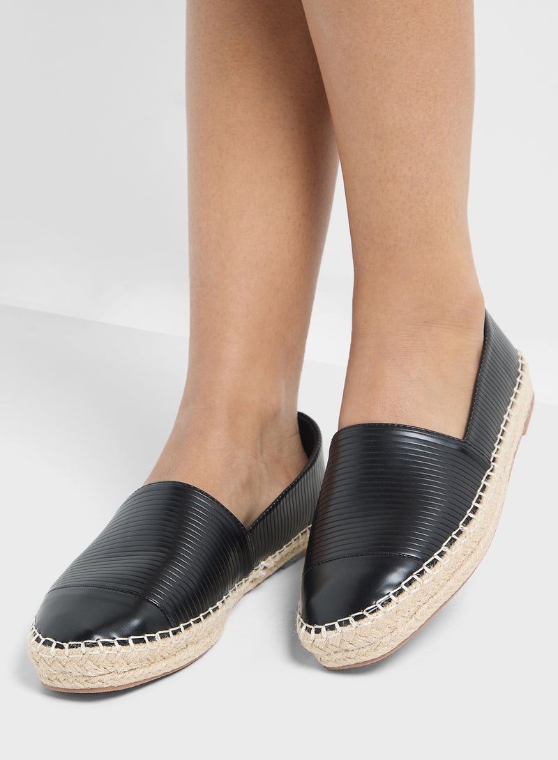 Pleat Detai Espadrille