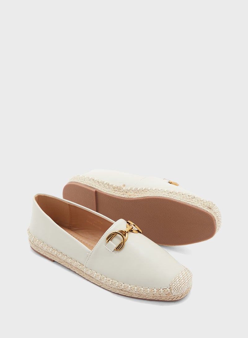 Horse Bit Trim Espadrille