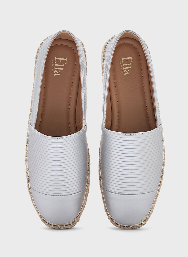 Pleat Detai Espadrille