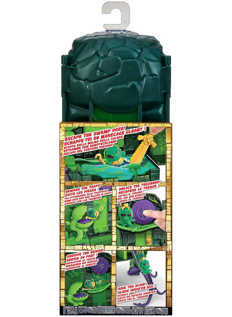 Lost Lands Skull Island Swamp Tower Micro Playset, 15 Levels of Adventure