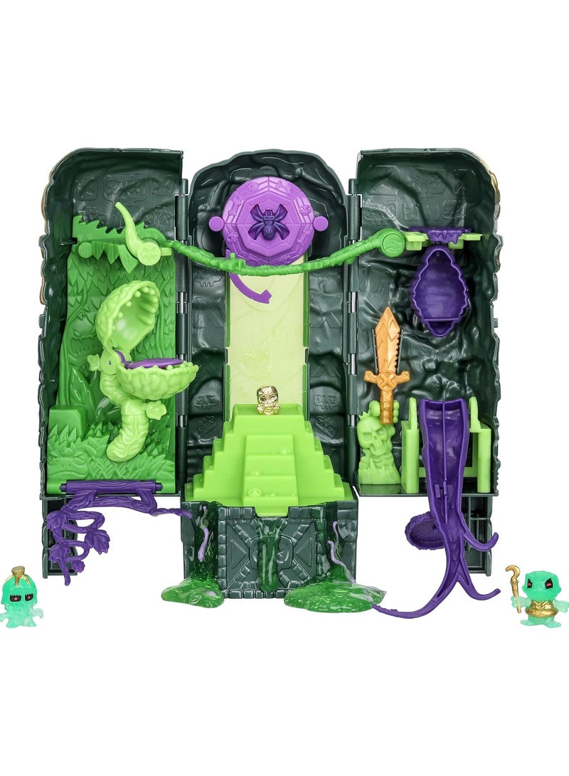 Lost Lands Skull Island Swamp Tower Micro Playset, 15 Levels of Adventure