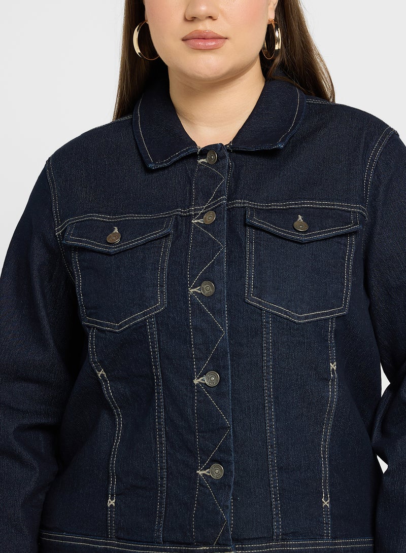 Pocket Detail Denim Jacket