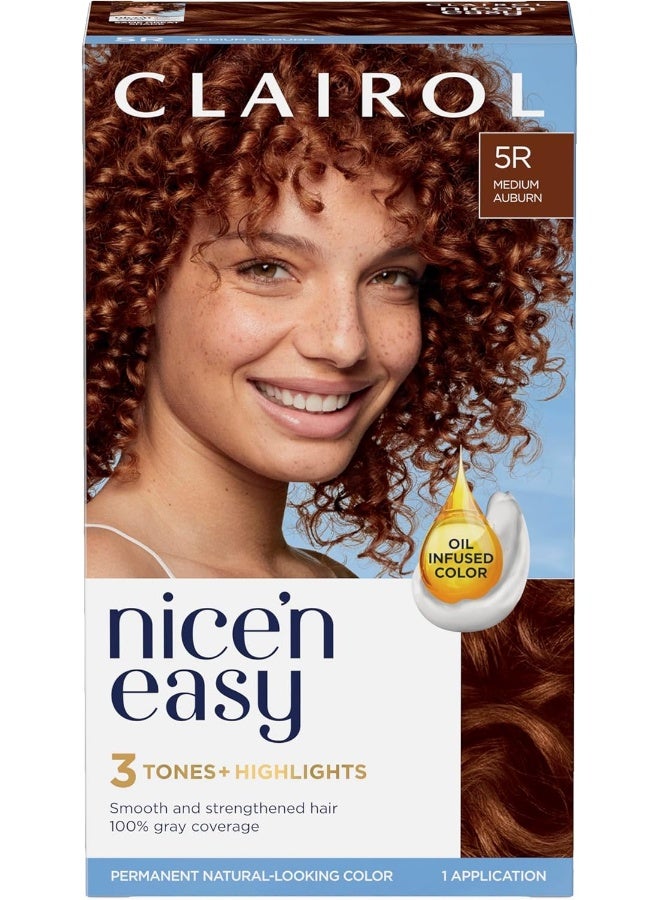 Nice 'N Easy Permanent Hair Color, 5R Medium Auburn