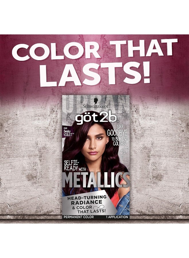 Metallic Permanent Hair Color, M49 Smoky Violet