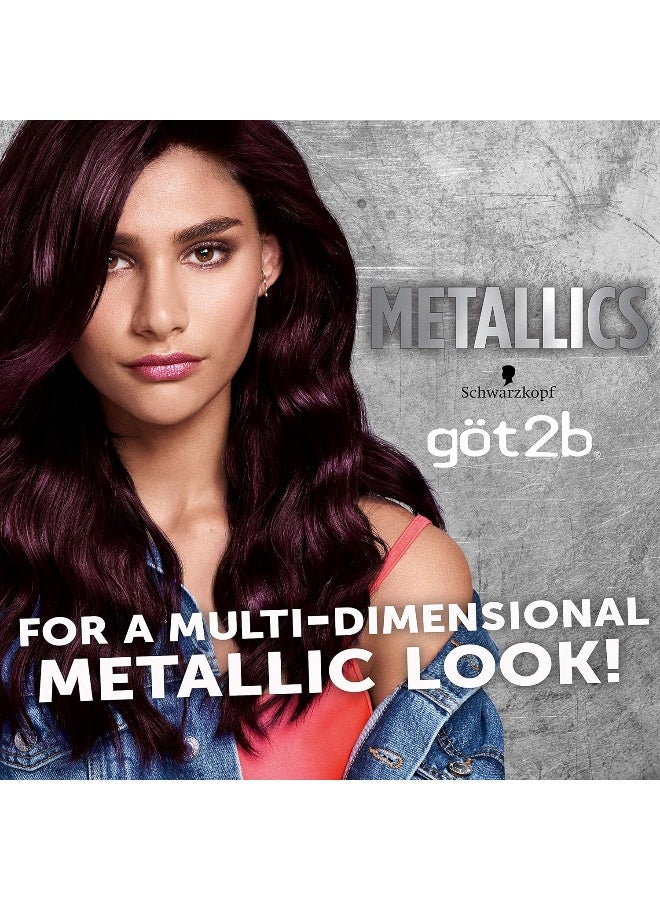 Metallic Permanent Hair Color, M49 Smoky Violet