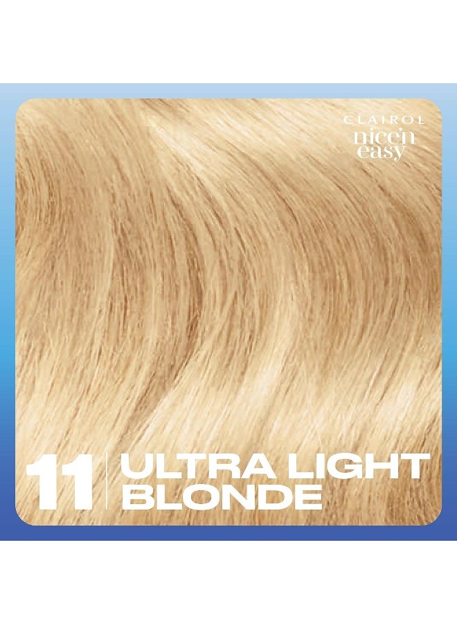 Nice'N Easy Permanent Hair Dye, 11 Ultra Light Blonde Hair Color, Pack Of 1