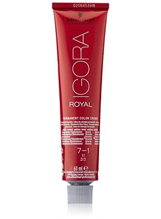 Igora Royal 7-1 Medium Blonde Ash-Lee 60 Ml By Schwarzkopf