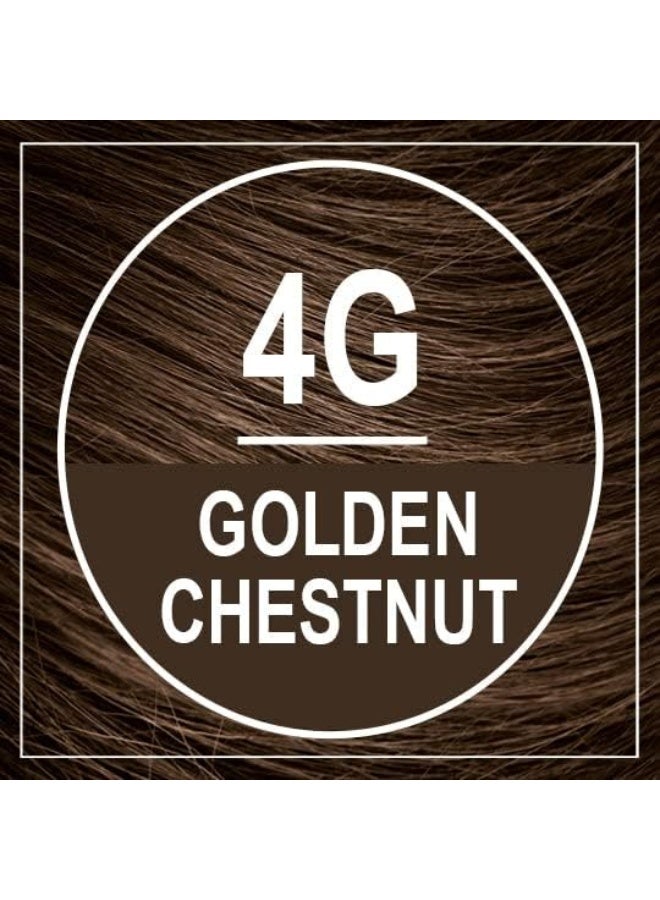 Permanent Hair Color 4G Golden Chestnut (Pack Of 6)