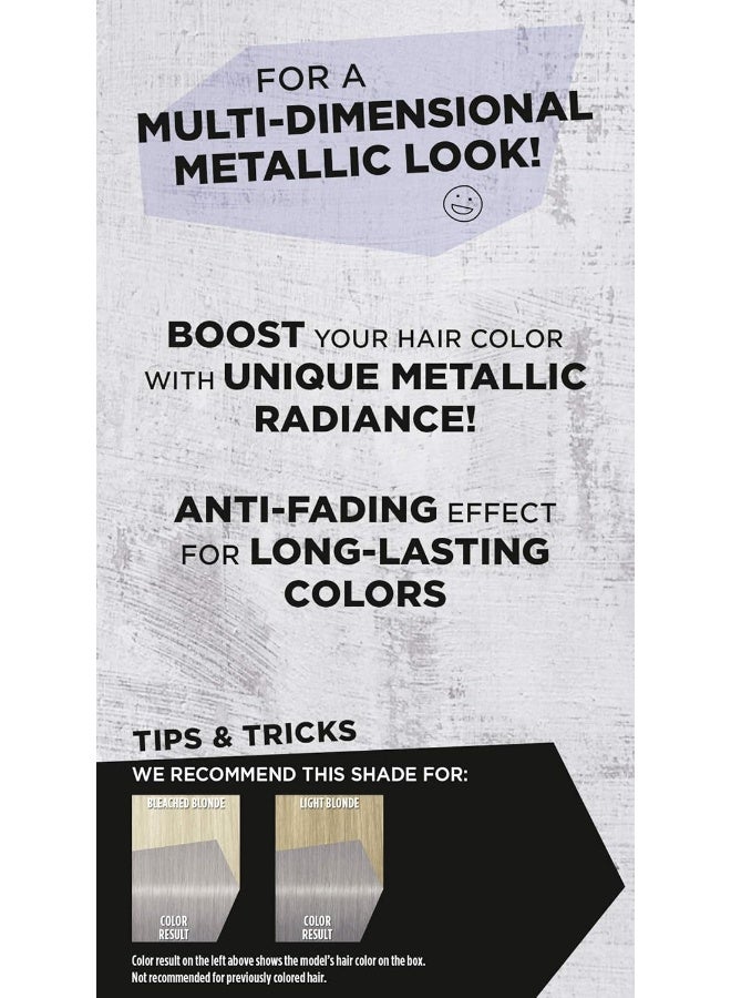 Got2B Metallic Permanent Hair Color, M71 Metallic Silver