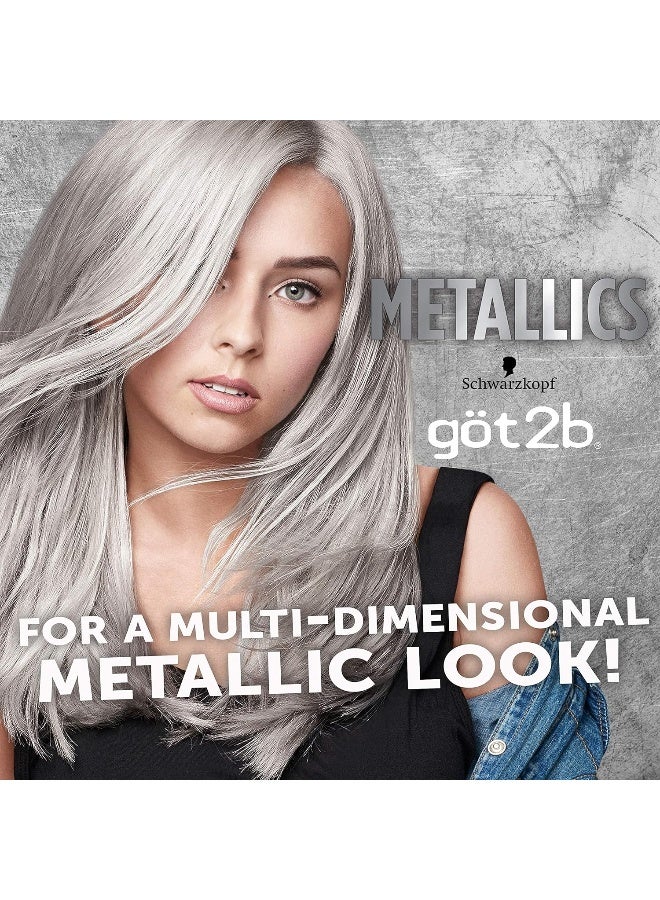 Got2B Metallic Permanent Hair Color, M71 Metallic Silver