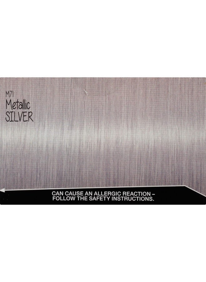 Got2B Metallic Permanent Hair Color, M71 Metallic Silver