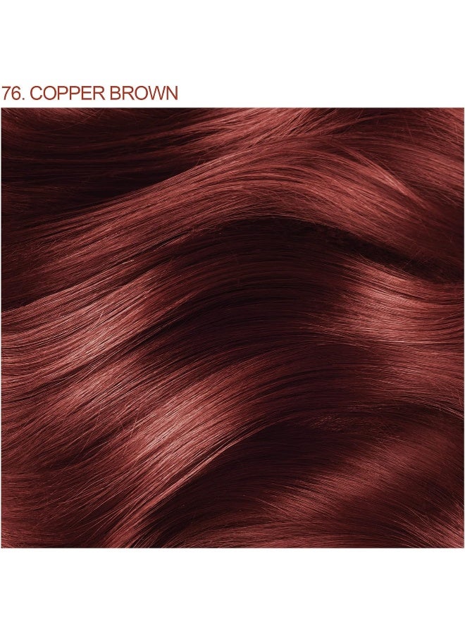 Shining Semi Permanent Hair Colour, 76 Copper Brown