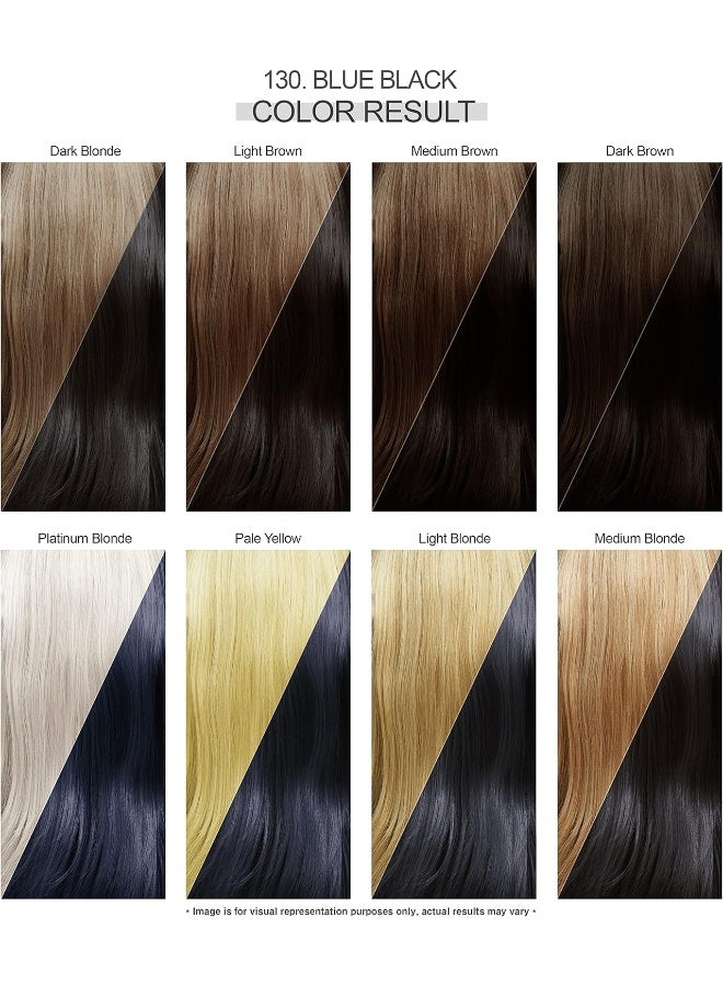 Shining Semi Permanent Hair Colour, 130 Blue Black