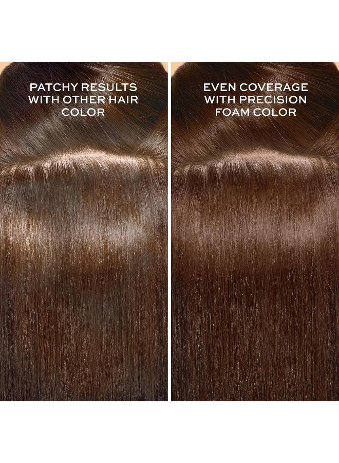 Precision Foam Color, Light Natural Brown 6N, Full-Coverage Hair Color Kit