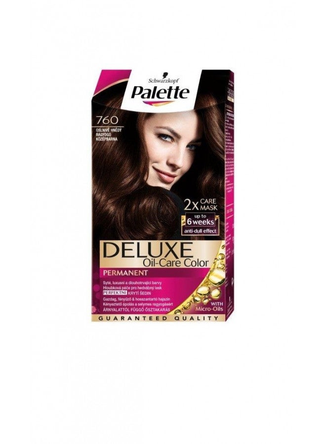 Palette Deluxe 760 Dazzling Brown Permanent Hair Color