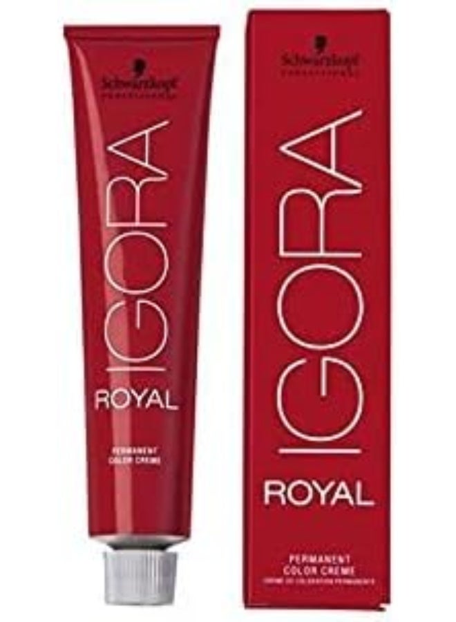 Professional Igora Royal Permanent Hair Color, 8-77, Light Blonde Copper, 60 Gram