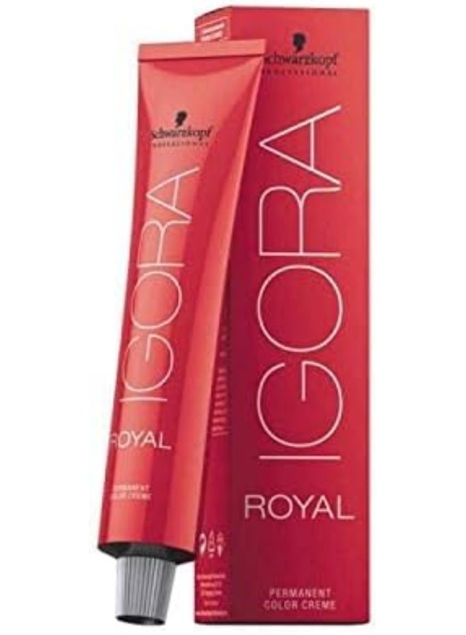 Professional Igora Royal Permanent Hair Color, 8-77, Light Blonde Copper, 60 Gram