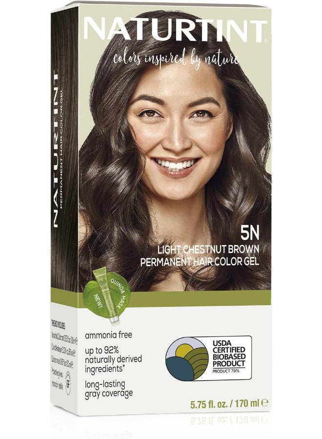 Permanent Hair Colorant 5N Light Chestnut Brown