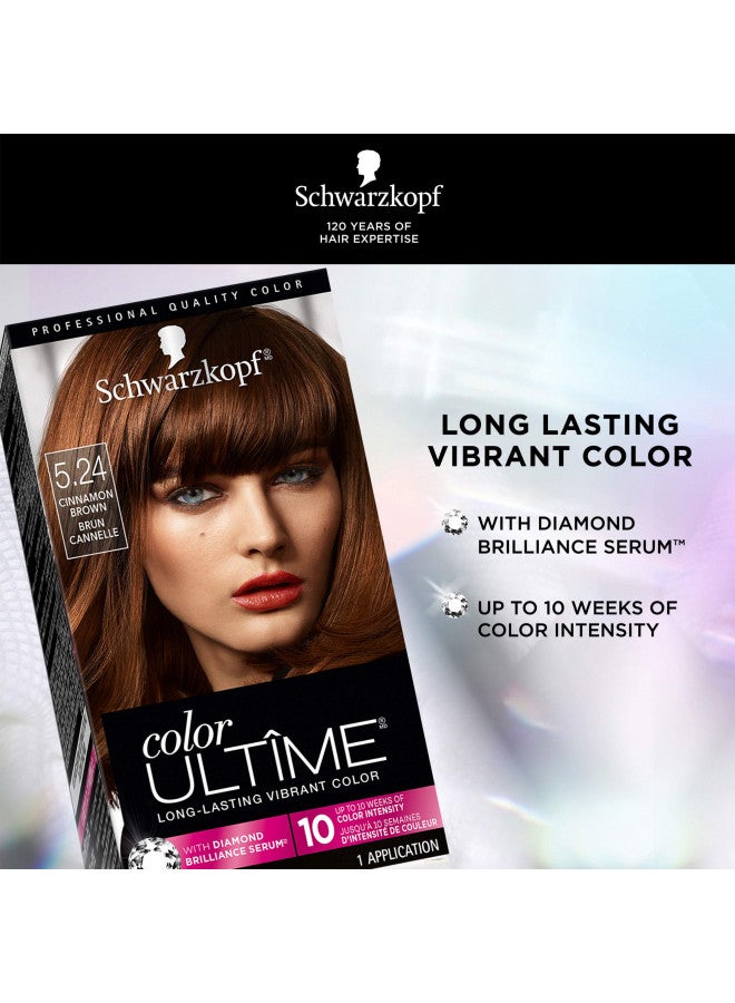 Color Ultime Permanent Hair Color Cream, 5.24 Cinnamon Brown