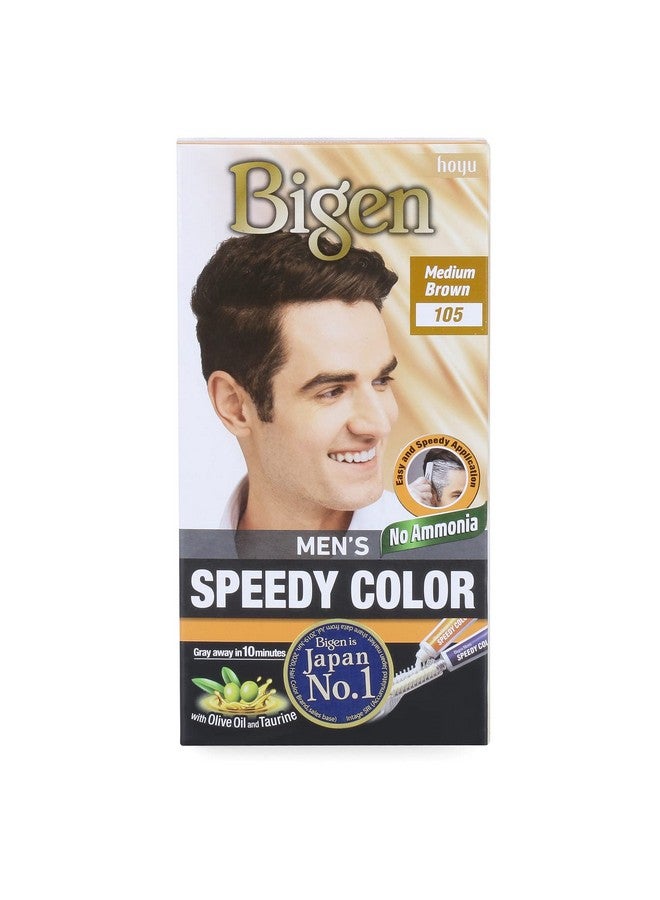 Men'S Speedy Hair Color Medium Brown - 105 (Pack Of 2)