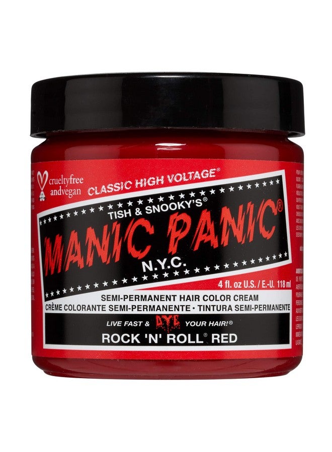 High Voltage Semi Permanent Hair Colour - Rock'N'Roll Red, 118 Ml