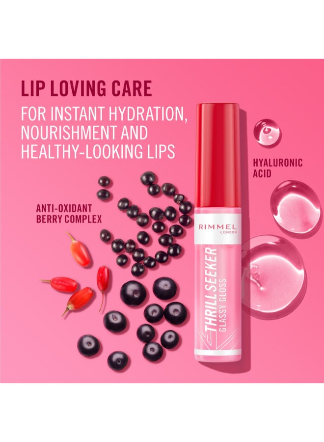 Thrill Seeker Glassy Gloss Lip Gloss - 600 - Berry Glace, 10Ml