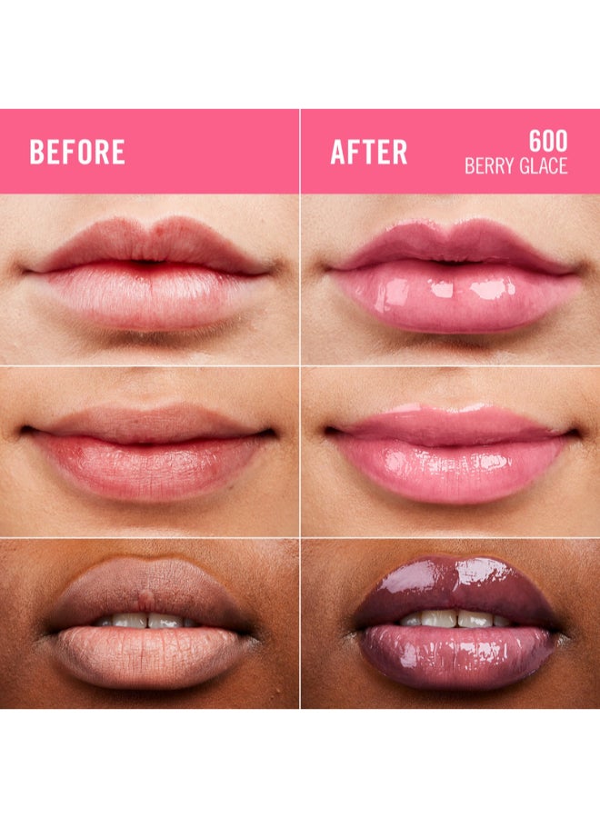 Thrill Seeker Glassy Gloss Lip Gloss - 600 - Berry Glace, 10Ml