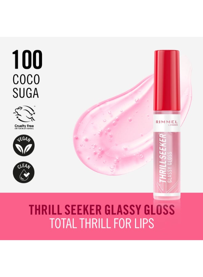 Thrill Seeker Glassy Gloss Lip Gloss - 100 - Coco Suga, 10Ml