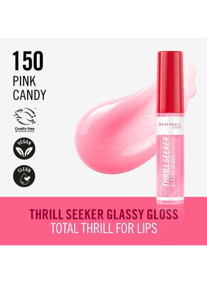 Thrill Seeker Glassy Gloss Lip Gloss - 150 - Pink Candy, 10Ml