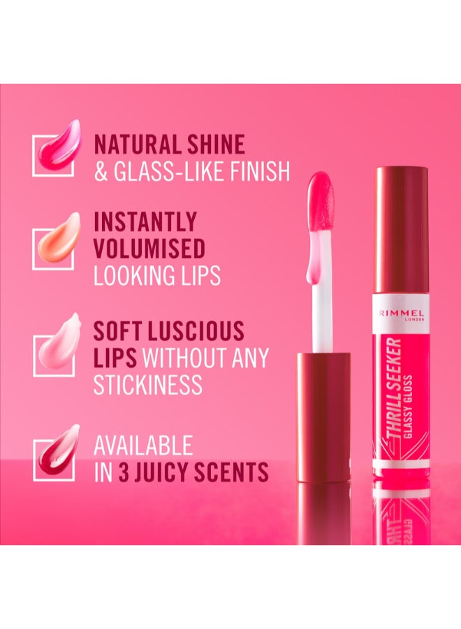 Thrill Seeker Glassy Gloss Lip Gloss - 250 - Peachy Vibes, 10Ml