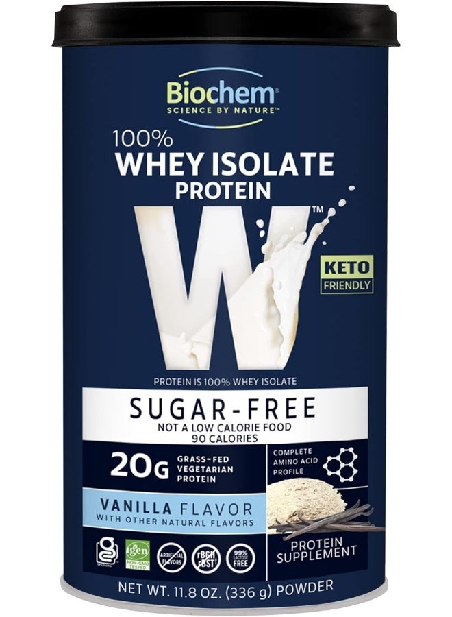 By Country Life Whey Protein Powder Sugar Free Vanilla 11.8 Oz.