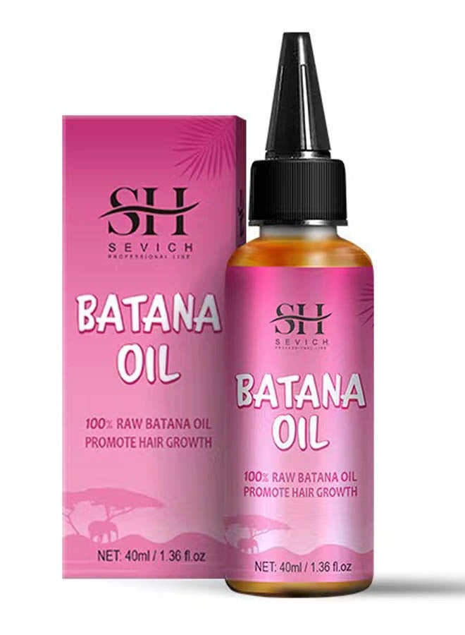 Natural Batana Oil for Hair Care Hair Conditioner Oil for Thin Hair Repair Damaged Hair Nourishes Thin Hair Scalp Skin and Loss Hair Growth Fit for All Hair Types Raw Batana Oil