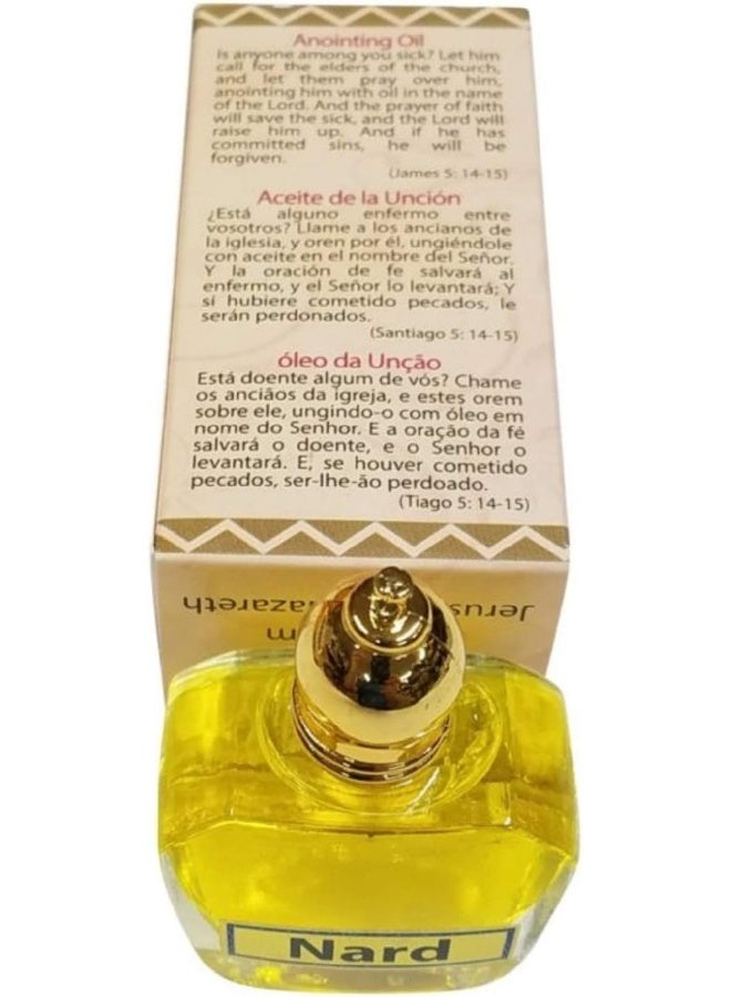 Nard Nardo Anointing Oil Bottle 30Ml Authentic Fragrance From Jerusalem By Bethlehem Gifts Tm