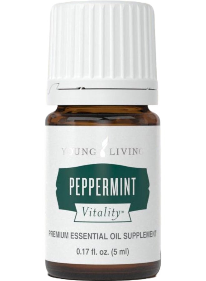 Vitality Peppermint Essential Oil 5Ml By Essential Oils