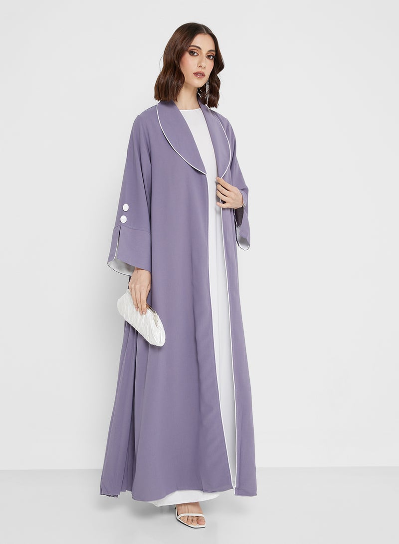 Abaya With Back Pleat